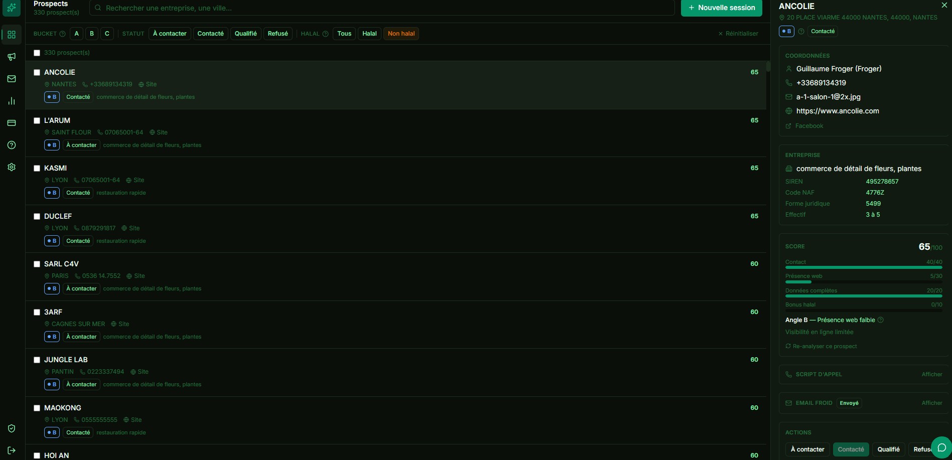 Aperçu du site Scrapman