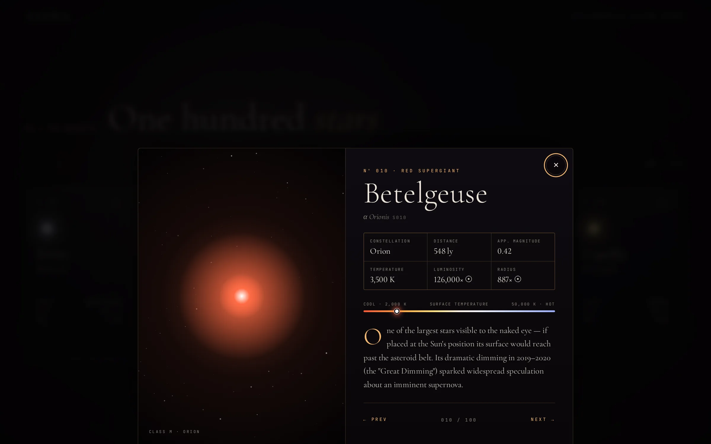 ASTRA — Une échelle de température lisible