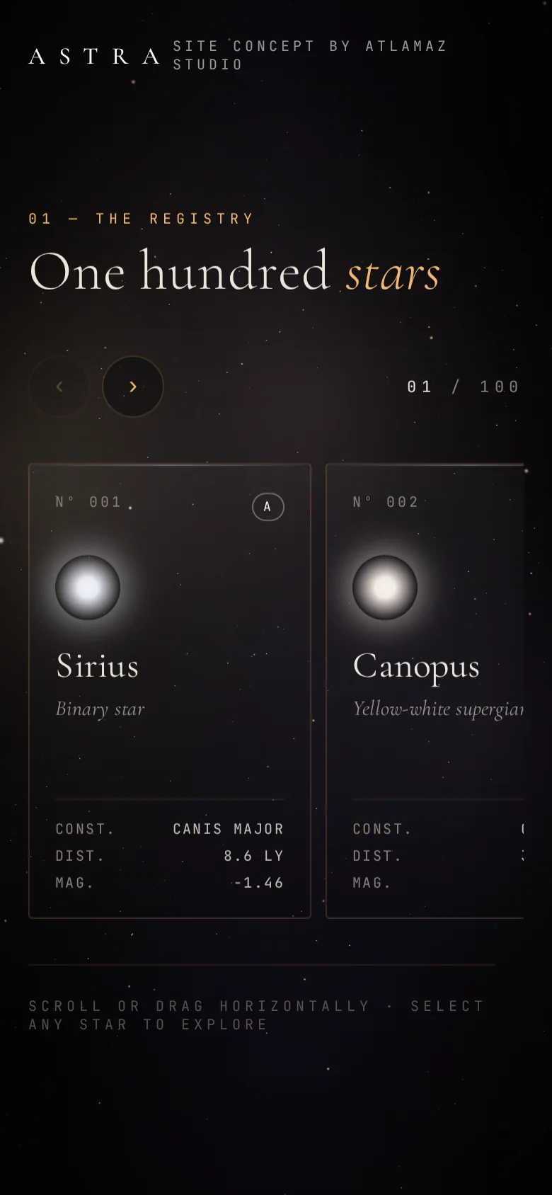 ASTRA sur mobile — Catalogue au doigt
