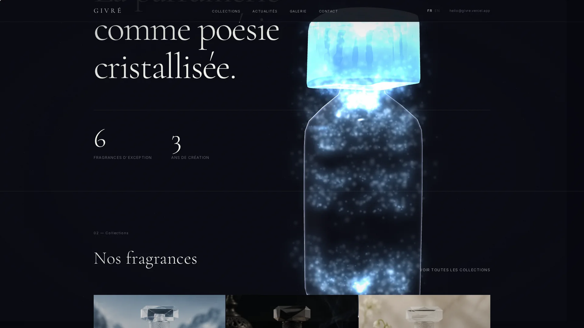 GIVRÉ — Une atmosphère qui suit la lecture