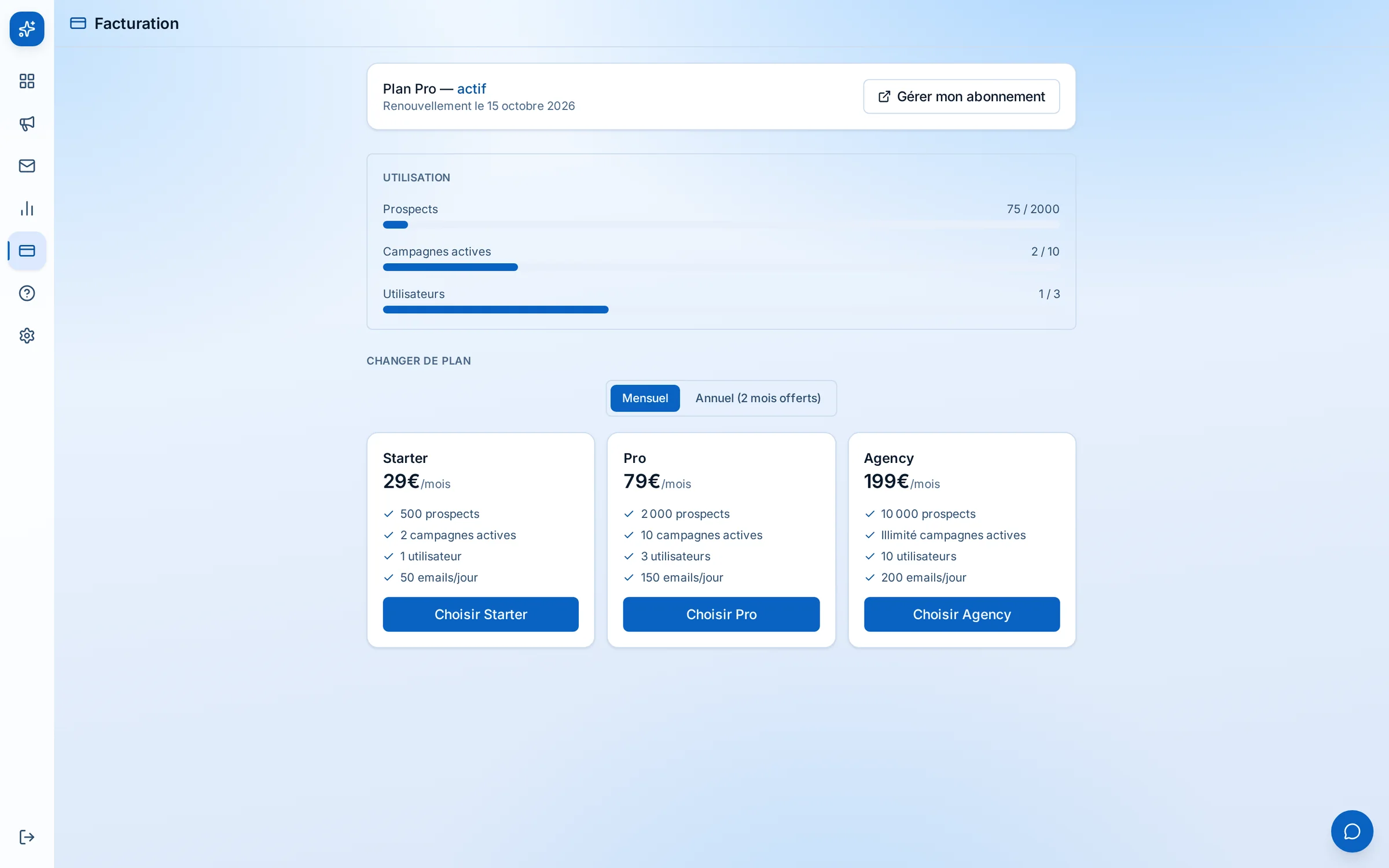 Scrapman — Abonnements et limites